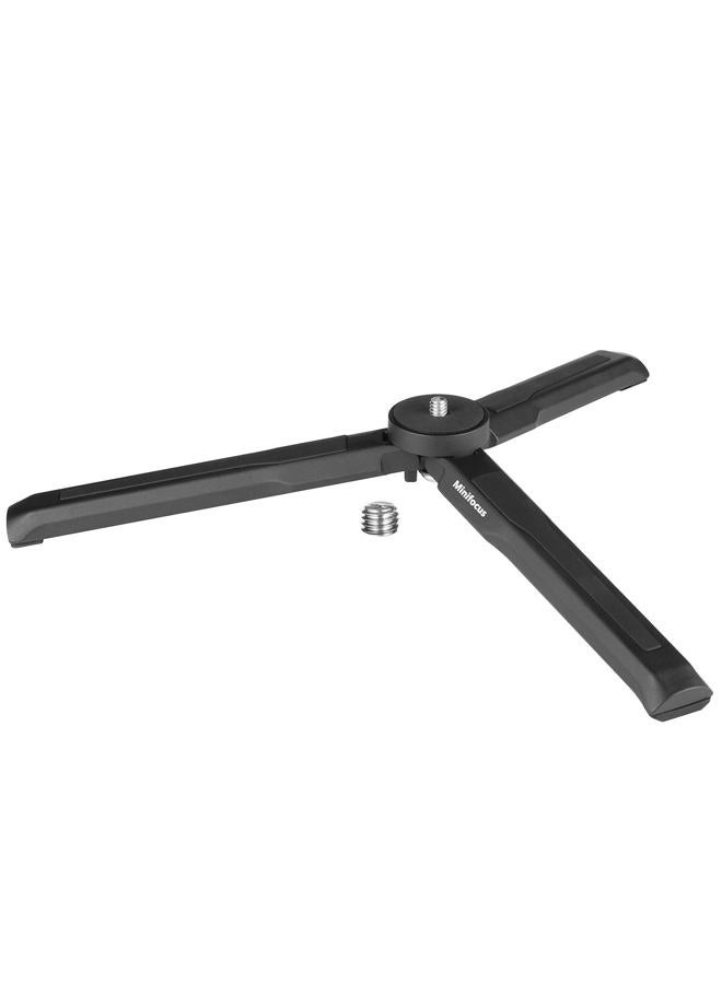 MINIFOCUS Metal Desktop Tripod Stand for Gimbal Stabilizer DSLR Camera and Monopod, Aluminum Tabletop Handheld Tripod with 1/4'' and 3/8'' Screw - Image 1