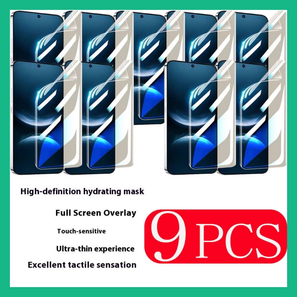 9 Pieces HD Ultra Clear Hydrogel Protective Film For P60 Pro Anti Scratch Anti Fingerprint Soft Film Smooth Touch