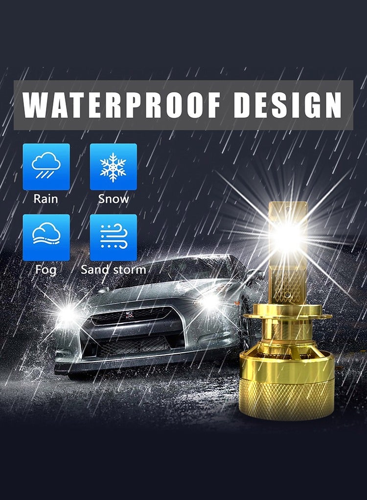 MR.SMART Mr Smart LED Headlight Bulbs AP-120, Bluetooth 5.0, Adjustable 3000K-10000K Colour Temperature, 2W-90W Power  - Image 4