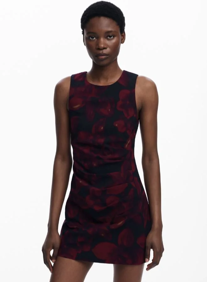 ديسيجوال فستان مريلة مكشكش