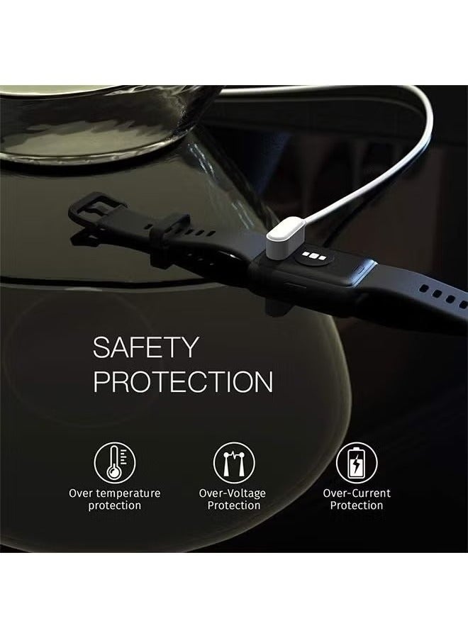 Watch Charger ، Smart Watch استبدال شاحن USB شحن 100 سم ، شحنة الجذب المغناطيسي (أبيض) - Image 3