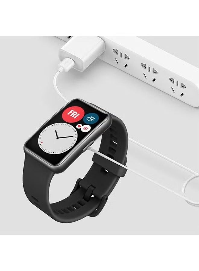 Watch Charger ، Smart Watch استبدال شاحن USB شحن 100 سم ، شحنة الجذب المغناطيسي (أبيض) - Image 5