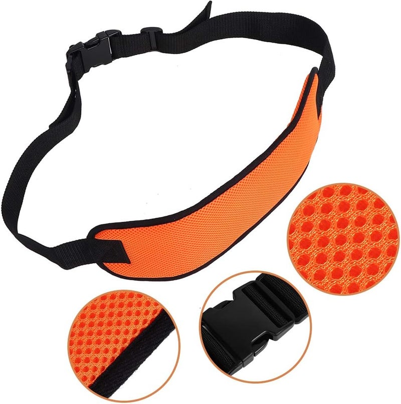 klarako Wheelchair Seat Belt Medical Restraints Straps, Breathable Seats Belt Adjustable Mesh Safety Belt Strap, Patients Cares Safety Harness Chair Waist Lap Strap for Wheelchair Old People Patient - Image 5