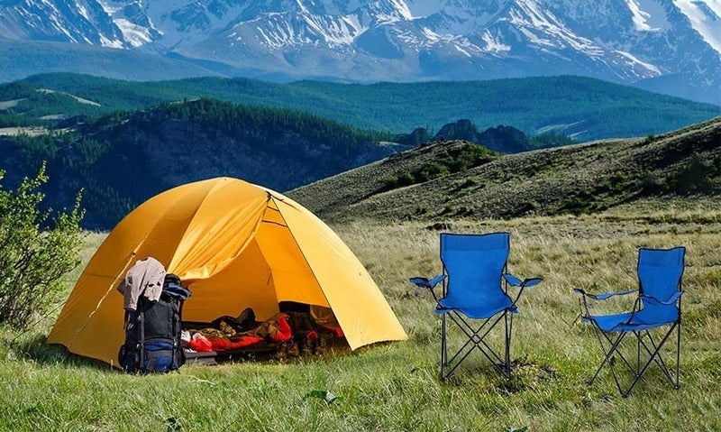 Sampton Sampton Folding Garden Chair Ideal for Camping Travelling Lawn Patio Perfect for Adult 1 Piece Color May Be Vary  - Image 2