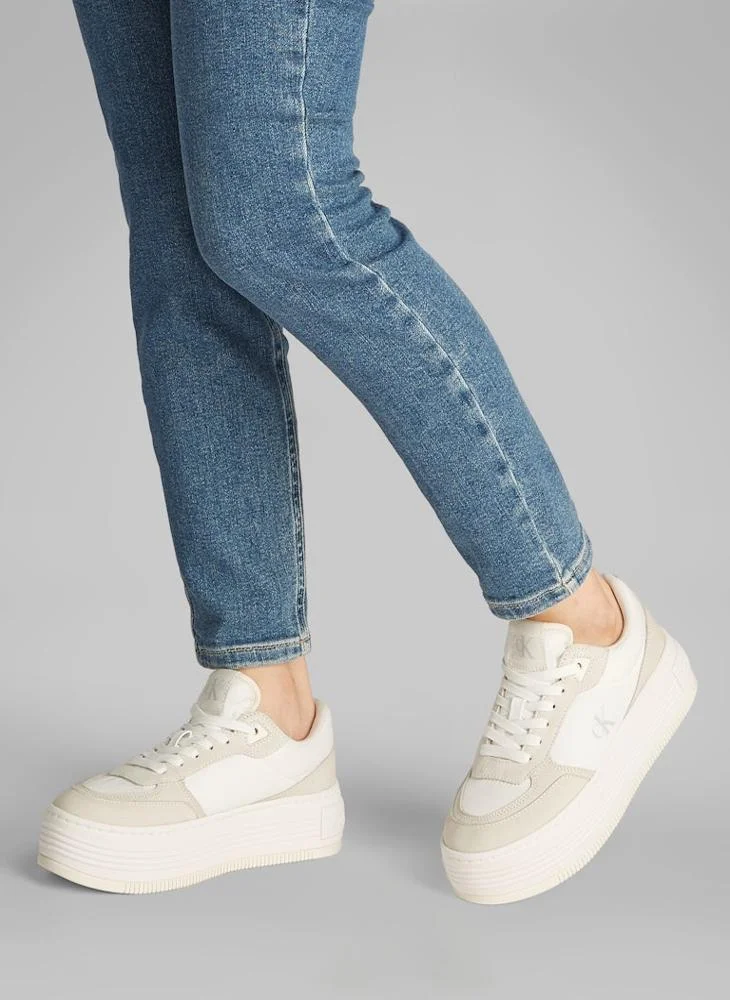 Calvin Klein Jeans FLATFORM LOW LACE TRAINERS