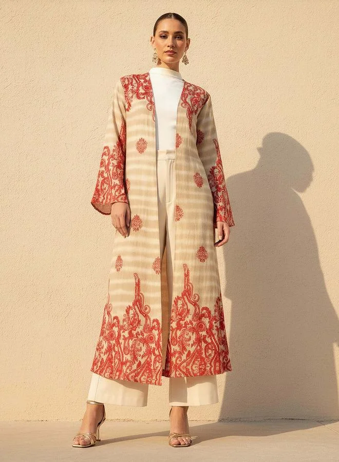 سبلاش فيڤ Regular Fit Viscose Kimono Abaya Shrug