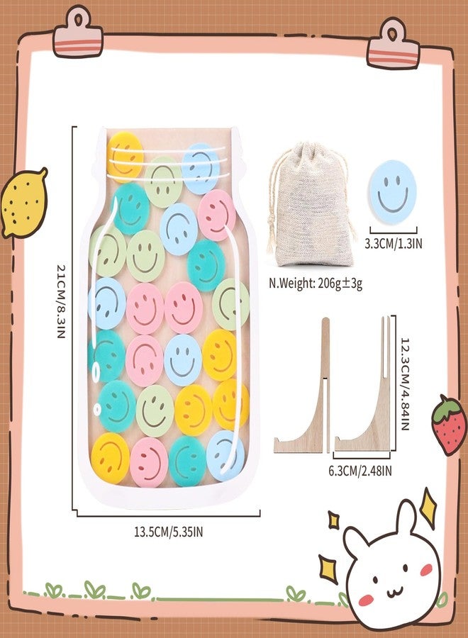 VKMON Smiley Face Magnetic Reward Jar for Kids & Family, Classroom & Chore Jar, Decor Reward Stars for Boys & Girls Gifts - Image 5