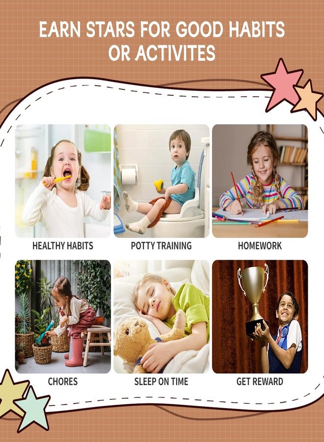 VKMON Smiley Face Magnetic Reward Jar for Kids & Family, Classroom & Chore Jar, Decor Reward Stars for Boys & Girls Gifts - Image 3