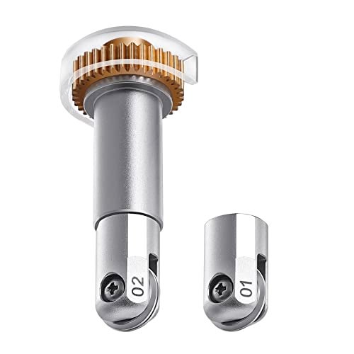 Artarron Assorted 2 Piece, Artarron Scoring Wheel Combo Pack Maker Tool for Maker 4/3/Maker | Suitable for Creating Tags/Gift boxes/3D Home Decor, Single Scoring+Double Scoring Wheel Tip and Drive Housing - Image 1