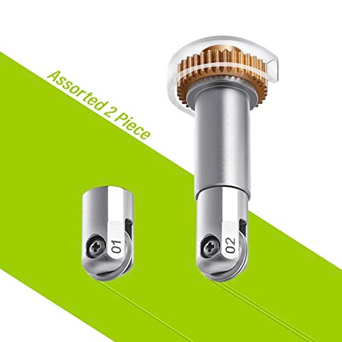 Artarron Assorted 2 Piece, Artarron Scoring Wheel Combo Pack Maker Tool for Maker 4/3/Maker | Suitable for Creating Tags/Gift boxes/3D Home Decor, Single Scoring+Double Scoring Wheel Tip and Drive Housing - Image 2