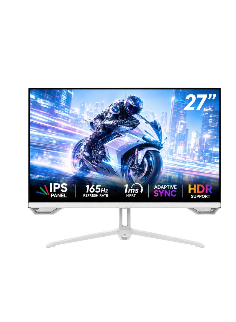 عرب جيمرز حزمة كمبيوتر ألعاب متكاملة: Intel Core i5-12400F, NVIDIA GeForce RTX 5050 8GB, ذاكرة وصول عشوائي 16GB, قرص صلب 1TB NVMe SSD, شاشة FHD 27 بوصة, لوحة مفاتيح وماوس وسماعة رأس, ويندوز 11 برو, أبيض - Image 3
