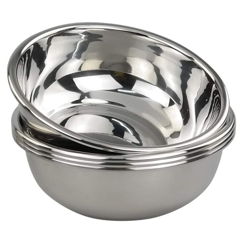 Doryh 1810 Stainless Steel Mixing Bowls Nesting Bowls for Meal Prep Serving Baking Set of 4