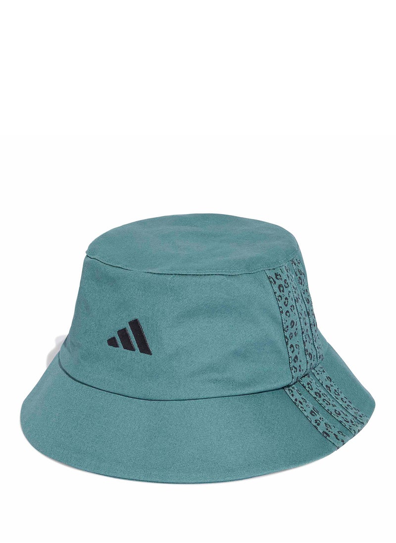Adidas 3 Stripe Leopard Graphic Bucket Hat  - Image 1
