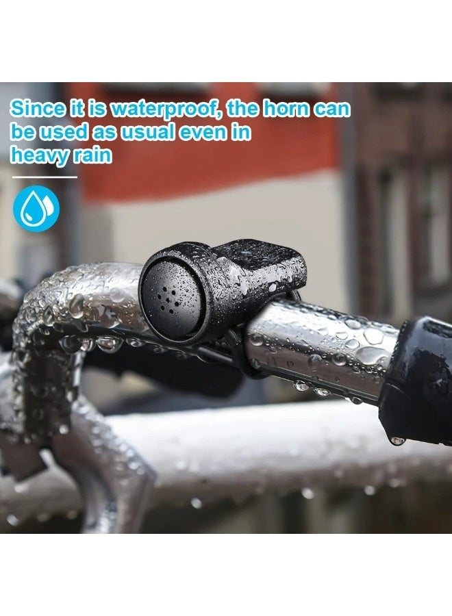 شيبشيب بوق دراجة كهربائي جرس دراجة 140 ديسيبل الأعلى صوتًا مع بطارية قابلة لإعادة الشحن 4 أوضاع صوتية مقاوم للماء للدراجات الجبلية/الطريق - Image 3