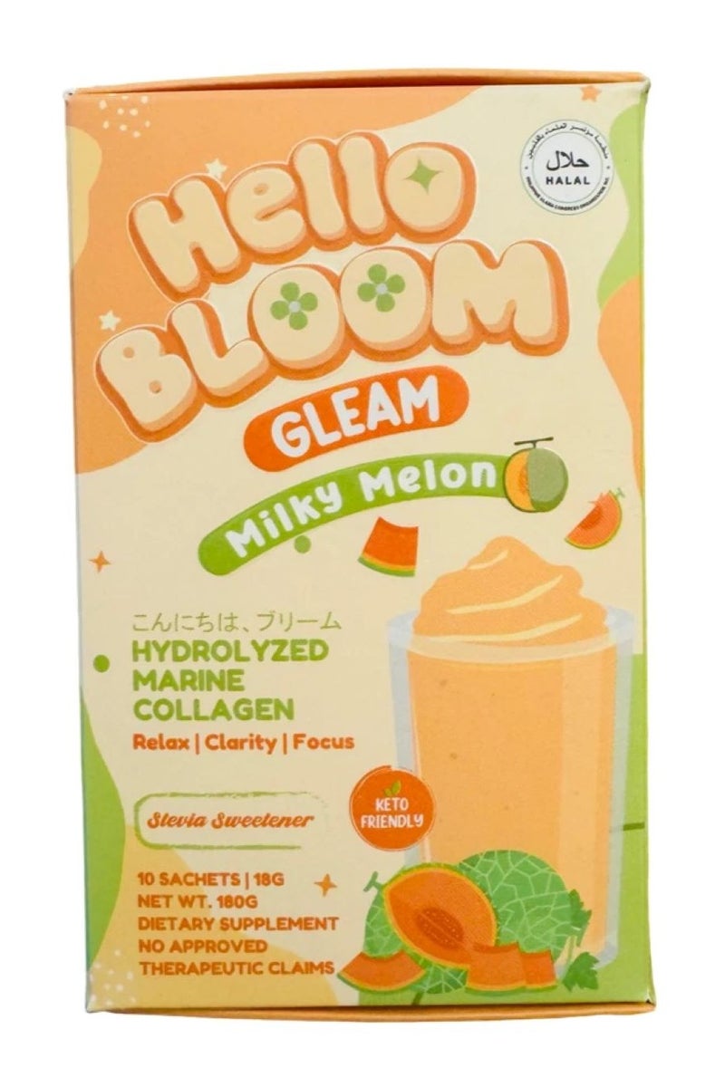 جليم مشروب الكولاجين بالبطيخ والحليب 10 أكياس - Image 1