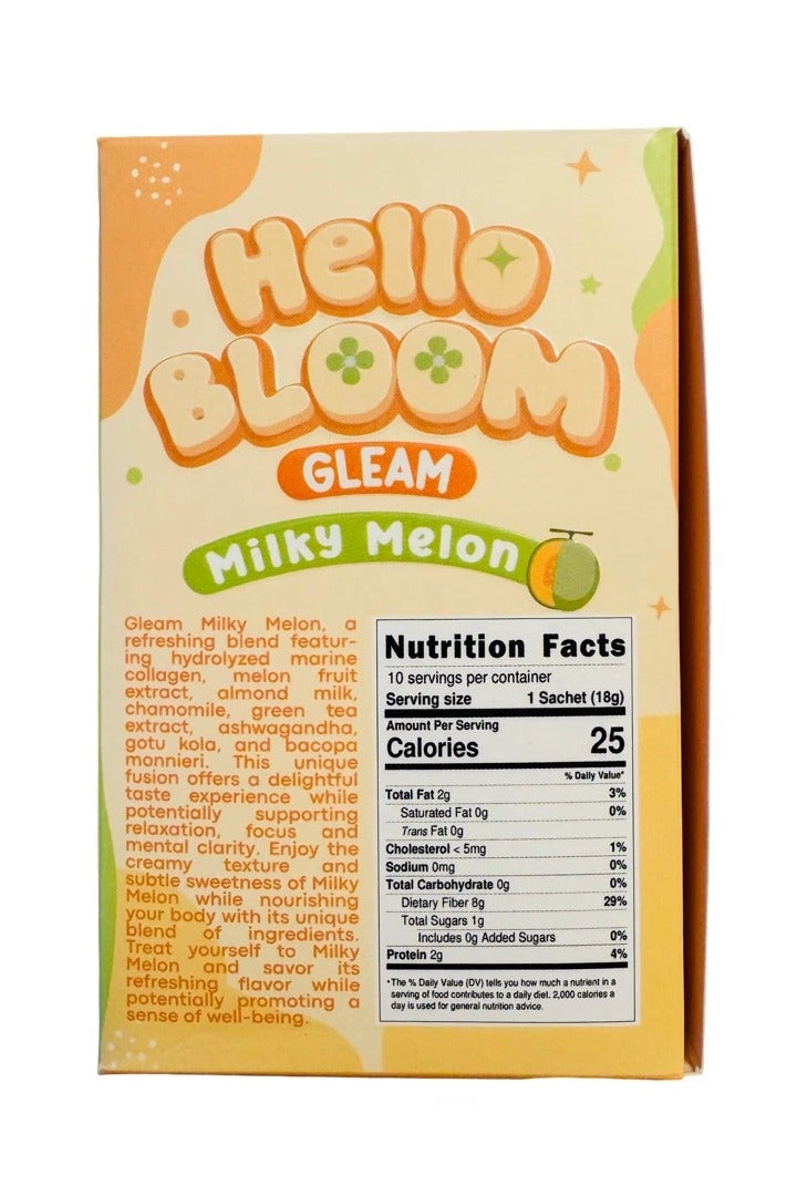 جليم مشروب الكولاجين بالبطيخ والحليب 10 أكياس - Image 2