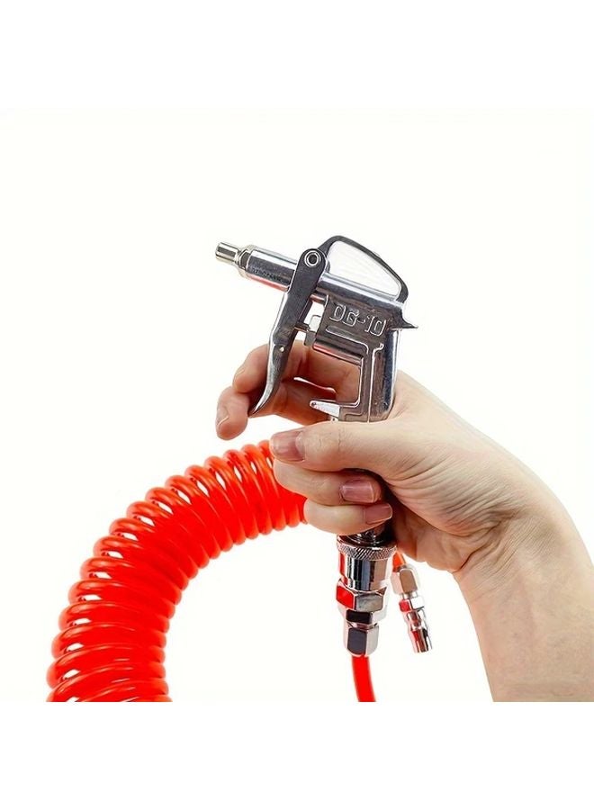 High Pressure PU Compressor Spray Gun Hose 11 Inch Spring Tube DG10 Air Tube - Image 2