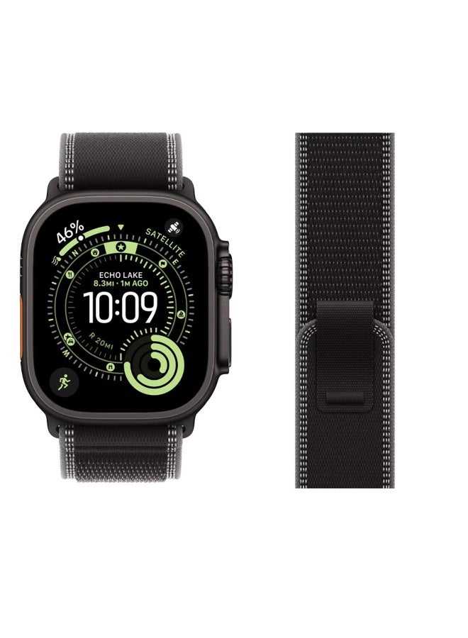 Trail Loop Watch Band for Apple Watch Ultra 3 | 2 | 1, 49mm/45mm/44mm/42mm Soft Nylon Strap Compatible with iWatch Series 11/10/9/8/7/6/5/4/3/2/1
