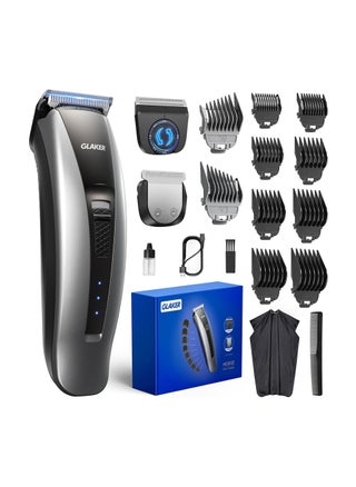 GLAKER Hair Clippers for Men  Cordless 2 in 1 Versatile Hair Trimmer with 10 Guards - pzsku/Z64BE30C80F439E47D100Z/45/_/1725361998/f6fe4d69-7e0e-43b6-a619-73b3f777ca1f