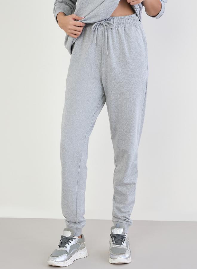 Styli Grey Oversized Longline Sweatshirt and Joggers Co-Ords - Image 5