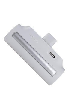 Benks Benks Mini Portable Power Bank BP10 with Built-in USB-C Connector, 5,000mAh Foldable Kickstand Compact Charger for iPhone 15 Series, Samsung Galaxy S22/23/24 Series, Huawei, iPad Pro/Air, AirPods, and more White  - Image 1