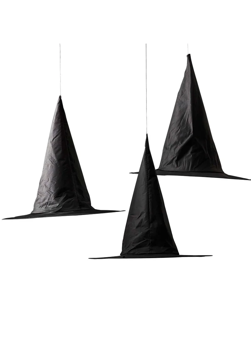 Ginger Ray Halloween Hanging Witches Hats Pack of 3