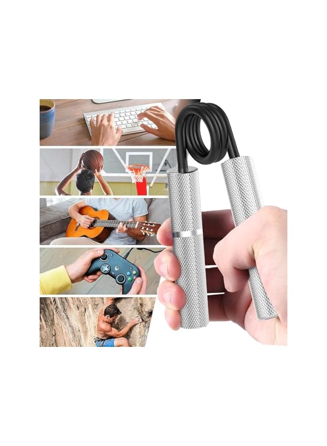 S-TOP Grip Strengthener 250LB, Heavy-Duty Aluminum Alloy Metal Spring Gym Hand Grip for Grip and Forearm Strength Training, Textured Anti-Slip Handles, Wrist Exercise Equipment - Image 5