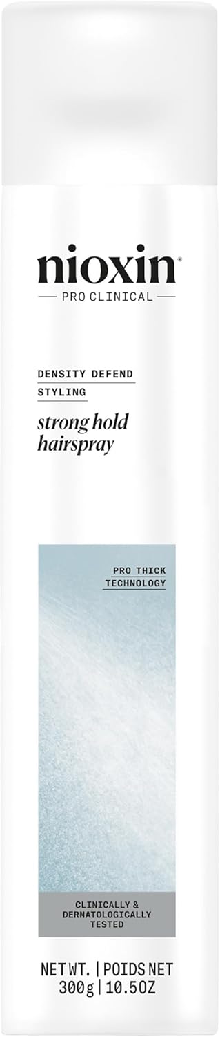 Nioxin Density Defend Styling Strong Hold Volume Hair Spray LongLasting Hairstyles for Medium to Coarse Hair 300ml