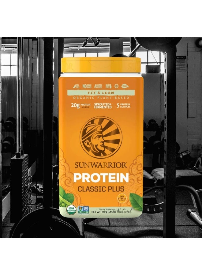 Sunwarrior - Classic Plus, Vegan Protein Powder With Peas & Brown Rice, Raw Organic Plant Based Protein - Image 2