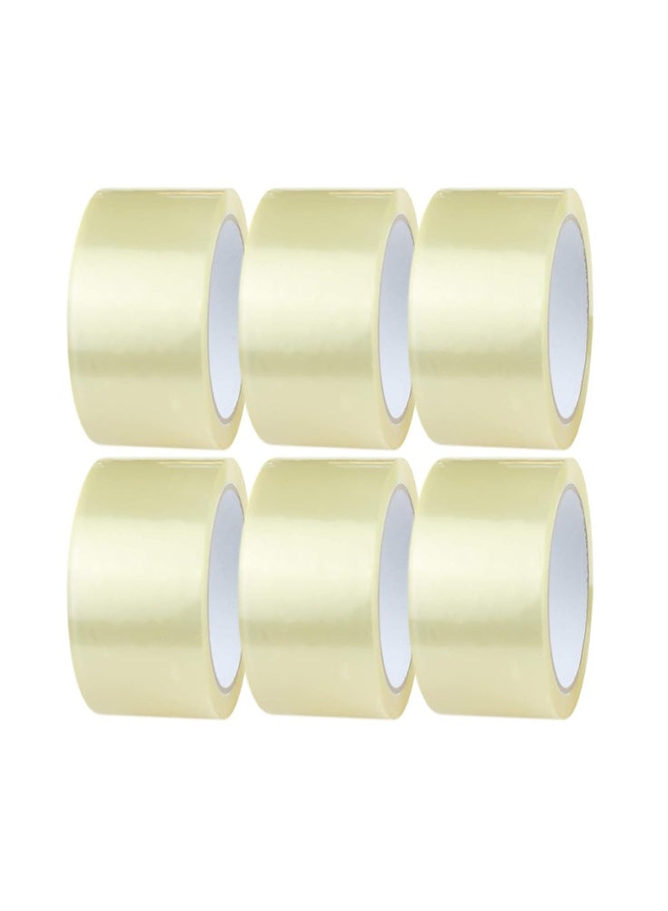 Clear Packing Tape | 2 inches x 50 yards Strong Heavy Duty Packaging Tape for Sealing Parcel Boxes, Moving Boxes Houses, Large Postal Bags, Office Supplies - Image 1