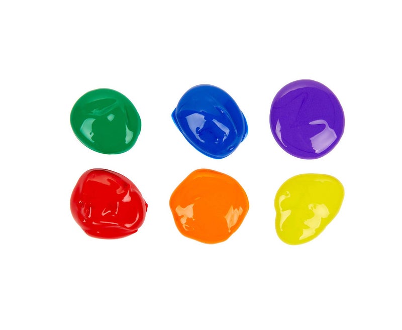 Crayola Washable Kids Paint, 6 Count, Kids At Home Activities, Painting Supplies, Gift, Assorted - Image 4