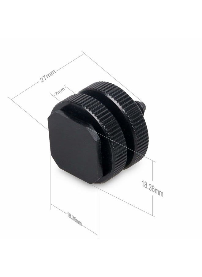 SLOW DOLPHIN 1/4 Inch Hot Shoe Mount Adapter Tripod Screw for DSLR Camera Rig(4Packs)  - Image 2
