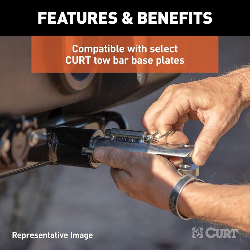 Curt 70002 Replacement 7-3/4-Inch Tow Bar Attachment Tab - Image 2