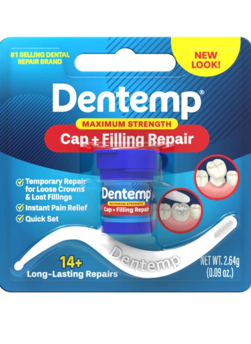 Dentemp Dentemp Maximum Strength Lost Fillings and Loose Caps Repair, Pack of 6  - Image 2