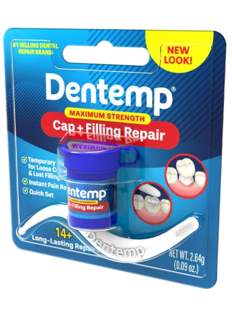 Dentemp Dentemp Maximum Strength Lost Fillings and Loose Caps Repair, Pack of 6  - Image 1