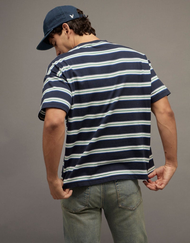 American Eagle AE Relaxed Textured Slub T-Shirt - Image 2