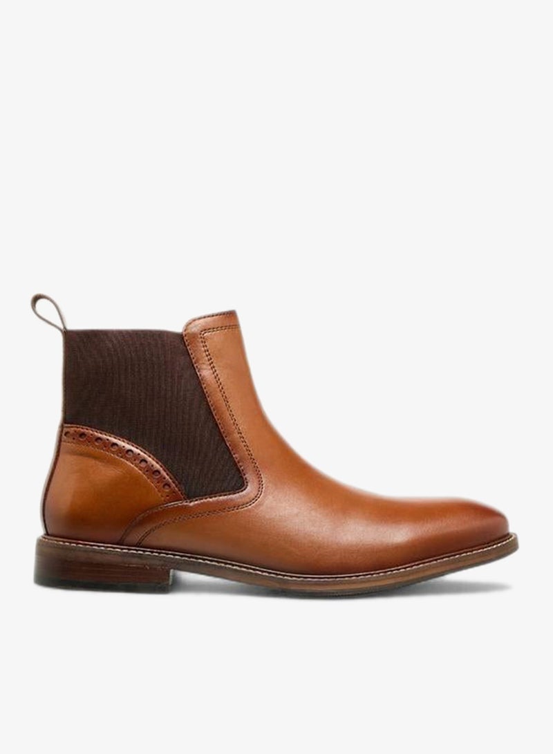 DUCHINI Men Leather Chelsea Boots - Image 3