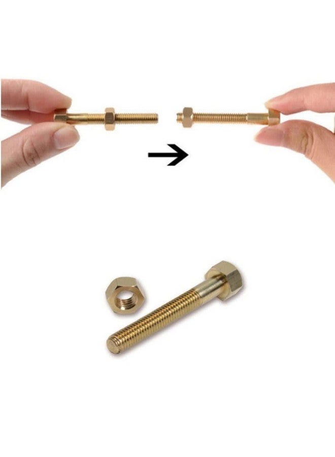 MilesMagic Magician'S Micro Psychic Nut Off Bolt Screw Gimmick Close Up Mentalism Rotating Screw Moving Close Up Ultimate Magic Trick - Image 3