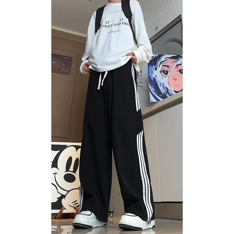 Unisex Classic Denim Jeans Loose Fit Daily Outdoor Wear - Image 1