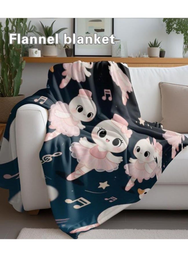 general Wisdom Fairy (latest) flannel thin blanket (warm and comfortable, suitable for sleep, game use, dust and sandproof) 150cm*200cm - 81 - Image 4