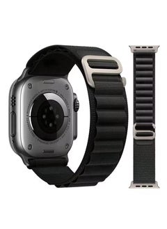 Zaboon Replacement Apple Watch Ultra Alpine Loop Band Strap Compatible with 49MM 45MM 44MM 42MM For All Series Black  - Image 1