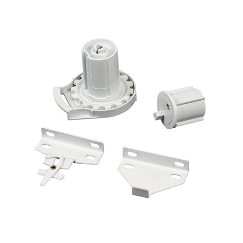 HUIYEETEX #560 Universal Roller Shade Replacement Parts, Roller Blind Fitting Repair Kit for 1.5"(38mm) Tube with R16 Clutches, Metal Bracket, and End Plug - Image 1