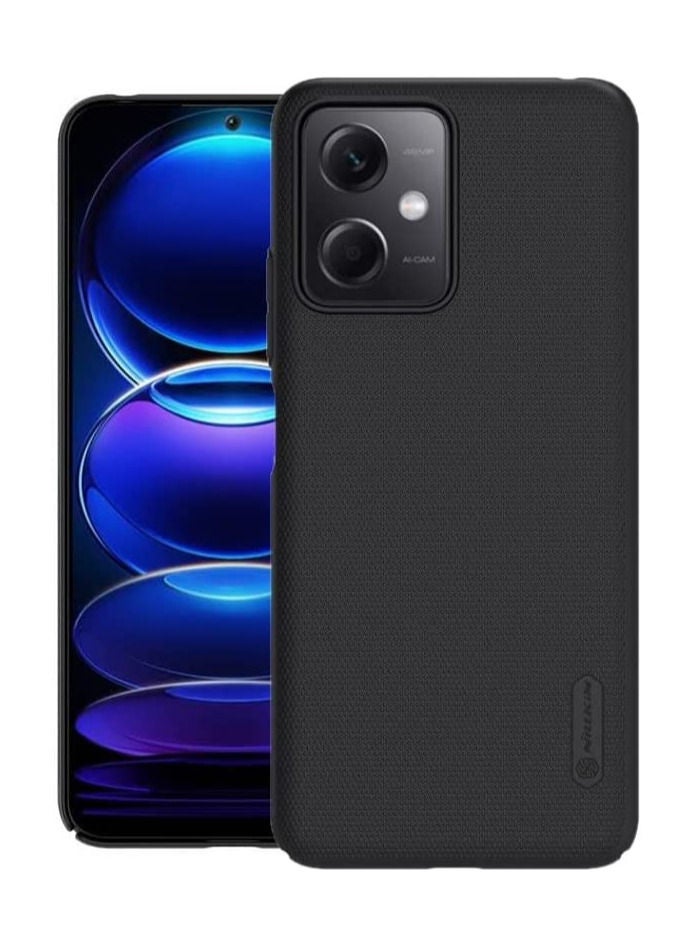 Nillkin Case Cover Super Frosted Shield Pro Matte All-Round Protection Cover for Xiaomi Redmi Note 12 5G Black - Image 1