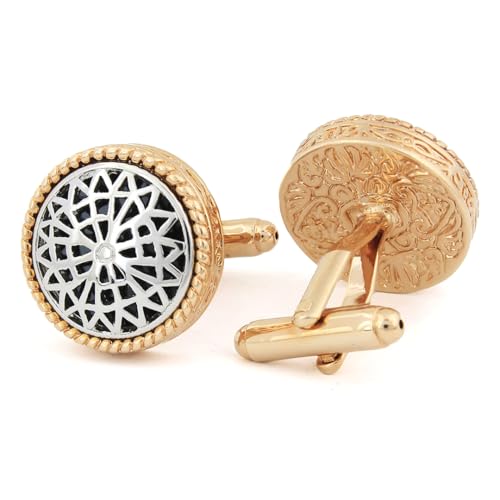 Peluche Laser cut Tribal art Cufflinks for Men - Image 3