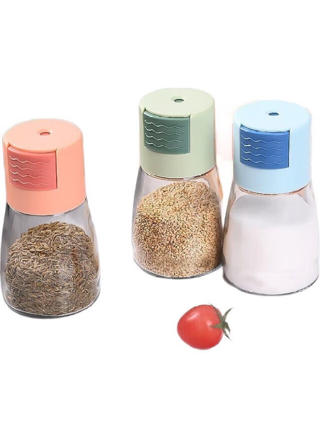 Star Square Xingfang Measuring Salt Shakers, Precise Salt Dispensers, Seasoning Bottles, Kitchen Controllable Measuring Spice Bottles, Set Of 4 - Image 3