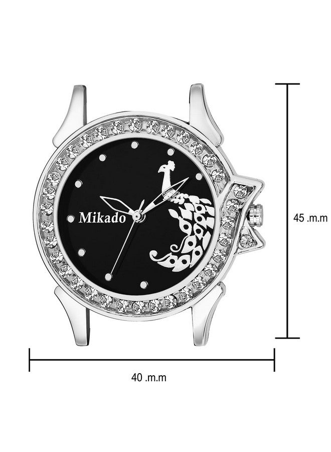 Mikado Innovative Design Scrunchy Strap Beautiful Analog Watch for Women and Girls - Image 4