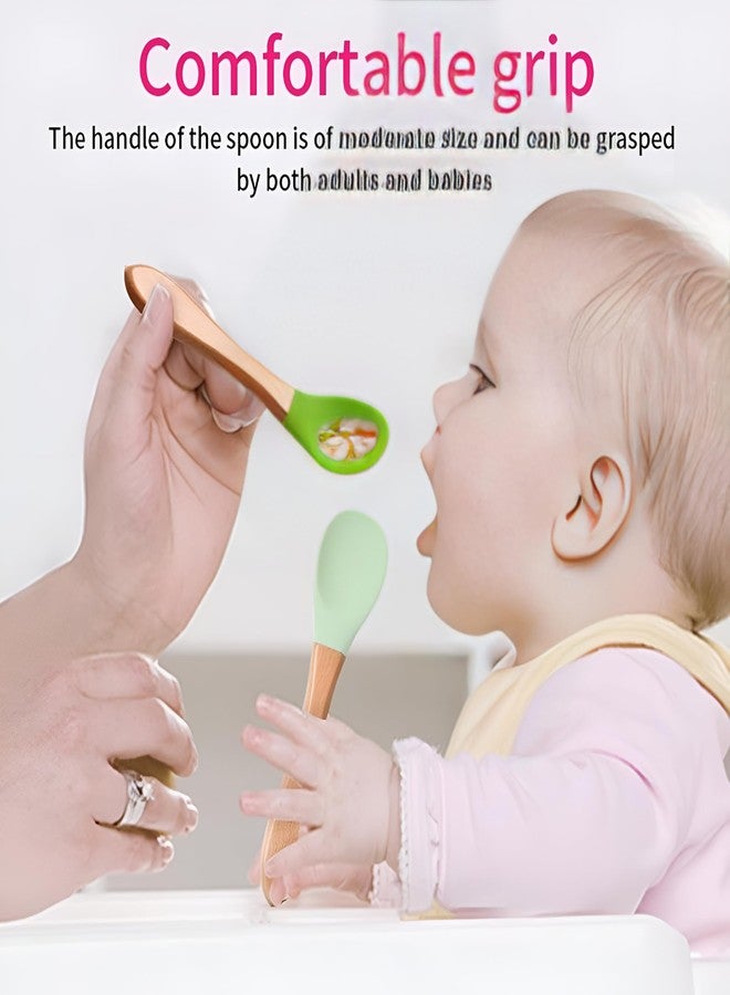 yomith Baby Bowls with Spoon, Suction Stay Put Silicone Food Bowl for Babies Kids Toddlers Infants, Food Grade BPA-Free Safe Soft Silicone (Green) - Image 4