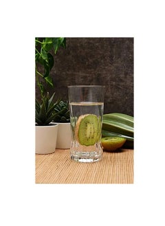 Pasabache Pasabahce Gaia Long Drink Glass Clear 285 ML Set Of 6  - Image 1