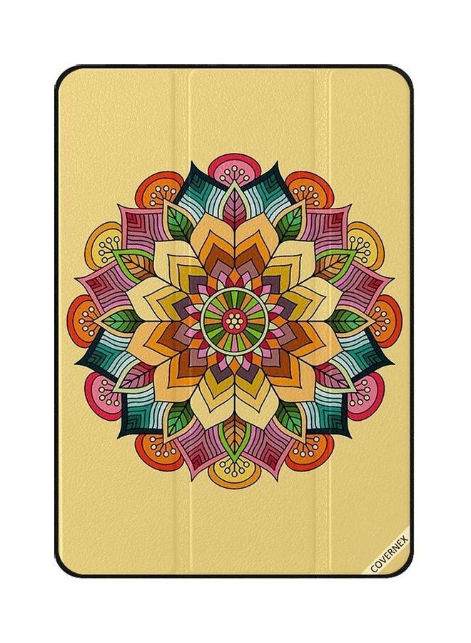 NIBEMINENT Round Mandala Pattern Protective Case Cover For Apple iPad Pro 2nd Gen Multicolour