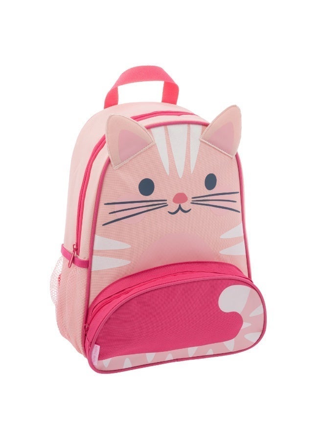 Stephen Joseph Sidekick Backpack Pink Cat - Image 1